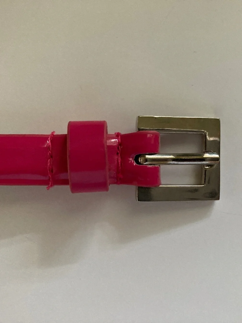 2 Women's Belts/Bright Pink & Black/Silver Tone Buckle/Style #S32034/Size L/NEW!